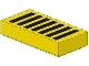 Part No: 3069p05  Name: Tile 1 x 2 with Black Grille Pattern