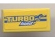 Part No: 3069pb0110  Name: Tile 1 x 2 with 'TURBO load' Pattern (Sticker) - Set 8124