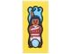 Part No: 3069pb1509  Name: Tile 1 x 2 with Toy Box with Moana, Red and White Dress and Medium Azure Waves and Heart of Tefiti Pattern (Sticker) - Set 43302