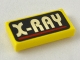 Part No: 3069px21  Name: Tile 1 x 2 with X-RAY Text Pattern