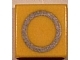 Lot ID: 252966782  Part No: 3070pb023  Name: Tile 1 x 1 with Silver Capital Letter O Pattern