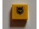 Lot ID: 155017956  Part No: 3070pb054  Name: Tile 1 x 1 with Black Fire Logo Badge Pattern (Sticker) - Set 7240