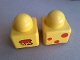 Part No: 31000pb02  Name: Primo Brick 1 x 1 with Duplo Bunny Logo and 3 Spots on Opposite Sides Pattern