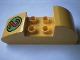 Part No: 31212pb02  Name: Duplo, Brick 2 x 6 x 2 Rounded Ends with Green Circle and Red '2' Pattern