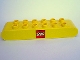 Part No: 31214pb01  Name: Duplo, Brick 2 x 8 Rounded Ends with LEGO Logo Pattern