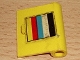 Part No: 3192pb01  Name: Door 1 x 3 x 3 Right with 5 Color Vertical Stripes Pattern (Sticker) - Set 685