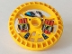 Part No: 32356pb01  Name: Technic, Disk 5 x 5 with Dynamite RoboRider Talisman Wheel Pattern