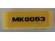 Part No: 32523pb10  Name: Technic, Liftarm Thick 1 x 3 with Black 'MK8053' Pattern (Sticker) - Set 8053