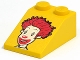 Lot ID: 68116418  Part No: 3298pb087  Name: Slope 33 3 x 2 with McDonald's Ronald McDonald Pattern