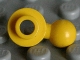 Part No: 3614a  Name: Plate, Round 1 x 1 with Tow Ball with Round Hole (Homemaker Figure / Maxifigure Hand)