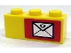 Part No: 3622pb024R  Name: Brick 1 x 3 with Mail Envelope Pattern Right (Sticker) - Set 7732