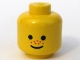 Part No: 3626apx124  Name: Minifigure, Head Standard Grin and Red Nose Freckles Pattern - Solid Stud
