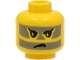 Part No: 3626bpac  Name: Minifigure, Head Face Paint with Gray Stripes across Face Pattern (Achu) - Blocked Open Stud