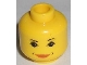 Part No: 3626bpb0006  Name: Minifigure, Head Female with HP Hermione Pattern - Blocked Open Stud
