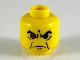 Part No: 3626bpx40  Name: Minifigure, Head Male Angry Eyebrows and Red Eye Pattern - Blocked Open Stud
