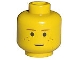 Part No: 3626bpx45  Name: Minifigure, Head Brown Eyebrows and Freckles Pattern - Blocked Open Stud