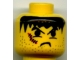 Part No: 3626bpx93  Name: Minifigure, Head Male Snarl, Stubble, and Scar Right Pattern - Blocked Open Stud