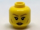 Part No: 3626cpb1830  Name: Minifigure, Head Female Medium Nougat Eyebrows, Cheek Lines and Lips Pattern - Hollow Stud