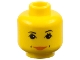 Part No: 3626pb0006  Name: Minifigure, Head Female with HP Hermione Pattern