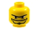 Part No: 3626pb0161  Name: Minifigure, Head Beard with Goatee, Unibrow and Eye Whites Pattern