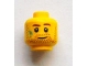 Part No: 3626pb0913  Name: Minifigure, Head Beard Stubble, Brown Eyebrows and Paint Stains Pattern