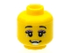 Part No: 3626pb1030  Name: Minifigure, Head Female with Silver Lips and Mermaid Scales, Long Eyelashes Pattern