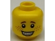 Part No: 3626pb1177  Name: Minifigure, Head Open Mouth Smile with Teeth and Braces, Freckles Pattern