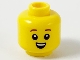 Part No: 3626pb2597  Name: Minifigure, Head Child Reddish Brown Eyebrows, Open Mouth Smile with Top Teeth Pattern