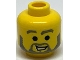 Part No: 3626px43 Name: Minifigure, Head Dark Gray Eyebrows, Moustache and Beard, Open Mouth Smile with Teeth Pattern Part No: 3626px43 Name: Minifigure, Head Dark Gray Eyebrows, Moustache and Beard, Open Mouth Smile with Teeth Pattern