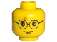 Part No: 3626px94  Name: Minifigure, Head Glasses with Lightning Bolt on Forehead Pattern (HP Harry Potter)