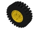 Part No: 3739c01  Name: Wheel 24 x 43 Technic with Black Tire 24 x 43 Technic (3739 / 3740)