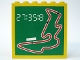 Part No: 3754pb06  Name: Brick 1 x 6 x 5 with Race Track and Time Pattern (Sticker) - Set 6337