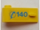 Part No: 3822pb024  Name: Door 1 x 3 x 1 Left with Blue Telephone Receiver and '140' Pattern (Sticker) - Set 1589-2