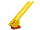 Part No: 4000c01  Name: Ladder 16 x 4 with Semi-Circular Pivot with Red Ladder Holder for Ladder 16 x 4 with Semi-Circular Pivot (4000 / 5)