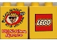 Part No: 4066pb008  Name: Duplo, Brick 1 x 2 x 2 with Lego Maniac Kid Vention 2000 Pattern