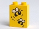 Part No: 4066pb031  Name: Duplo, Brick 1 x 2 x 2 with Two Bees Pattern
