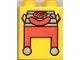 Part No: 4066pb061  Name: Duplo, Brick 1 x 2 x 2 with Red Grill and Hot Dog Pattern