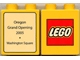 Lot ID: 15753895  Part No: 4066pb218  Name: Duplo, Brick 1 x 2 x 2 with Lego Store Washington Square, Oregon 2005 Pattern