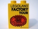 Part No: 4066pb314  Name: Duplo, Brick 1 x 2 x 2 with Legoland Factory Tour with Red Gear Pattern