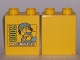 Part No: 4066pb316  Name: Duplo, Brick 1 x 2 x 2 with www.LEGOclub.com 2008 Pattern