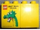 Part No: 4066pb386  Name: Duplo, Brick 1 x 2 x 2 with The LEGO Store Orlando 2010 - Brickley Pattern