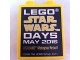 Lot ID: 391236600  Part No: 4066pb584  Name: Duplo, Brick 1 x 2 x 2 with Lego Star Wars Days May 2016 Legoland Malaysia Resort Pattern