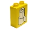 Lot ID: 356533363  Part No: 4066pb607  Name: Duplo, Brick 1 x 2 x 2 with White Toilet Paper Rolls Pattern