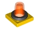 Lot ID: 375095406  Part No: 41195c01  Name: Duplo Revolving-Style Safety Light Base with Trans-Neon Orange Light