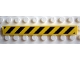 Part No: 4162pb028b  Name: Tile 1 x 8 with Black and Yellow Danger Stripes Pattern 2 (Sticker) - Set 7905