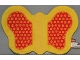 Part No: 41648  Name: Primo Animal Butterfly Wings with Dots on Red Background Pattern