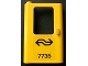 Part No: 4181pb030  Name: Door 1 x 4 x 5 Train Left with Dutch NS '7735' Pattern (Sticker) - Set 7735