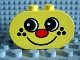 Part No: 4198pb01  Name: Duplo, Brick 2 x 4 x 2 Rounded Ends with Freckle Face Pattern
