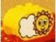 Lot ID: 294742028  Part No: 4198pb11  Name: Duplo, Brick 2 x 4 x 2 Rounded Ends with Sun and Cloud Pattern