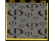 Part No: 4215bpb059  Name: Panel 1 x 4 x 3 - Hollow Studs with Black Gravity Games Logo Repeating on Dark Gray Background Pattern (Sticker) - Set 3585